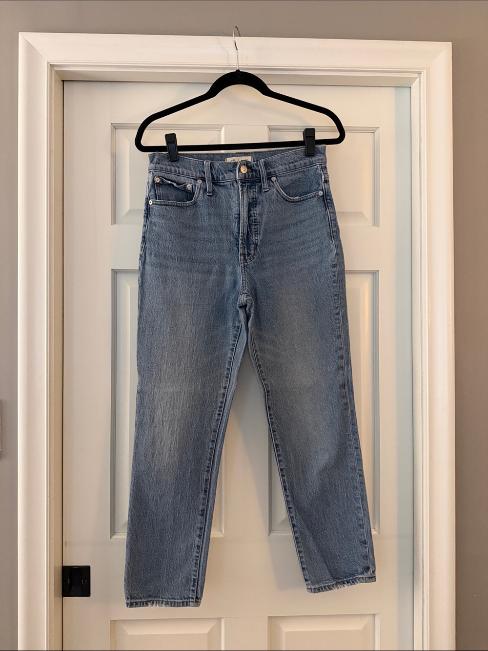 Madewell The Perfect Fit Vintage High-Rise Straight Jeans